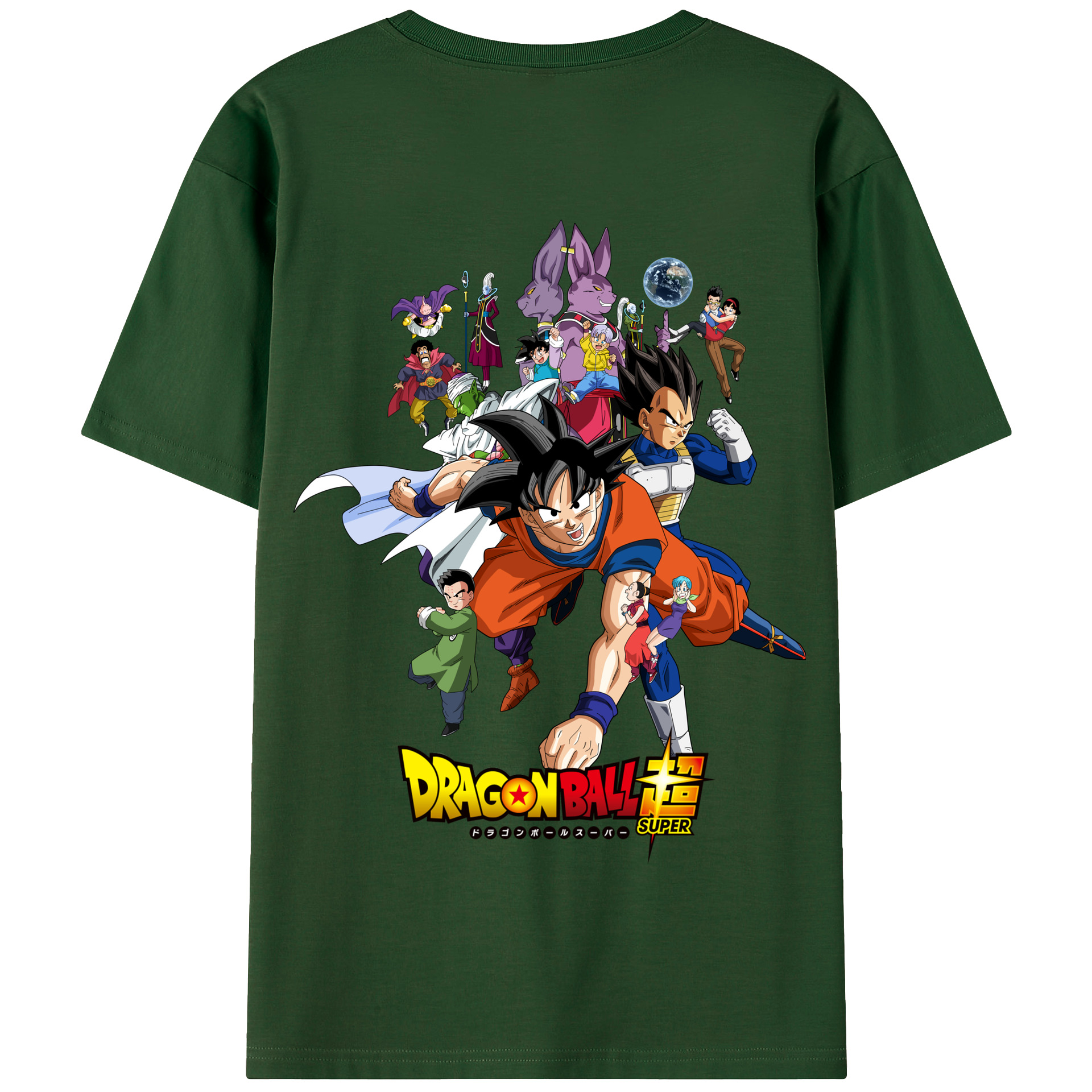（画像用） ドラゴンボール DRAGON BALL 綿100％半袖Tシャツ（背面プリント）